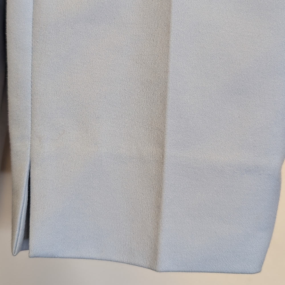 Zara Woman Chino Fit Pants Size 2 Light Blue Tailored Slim Ankle - Picture 5 of 14